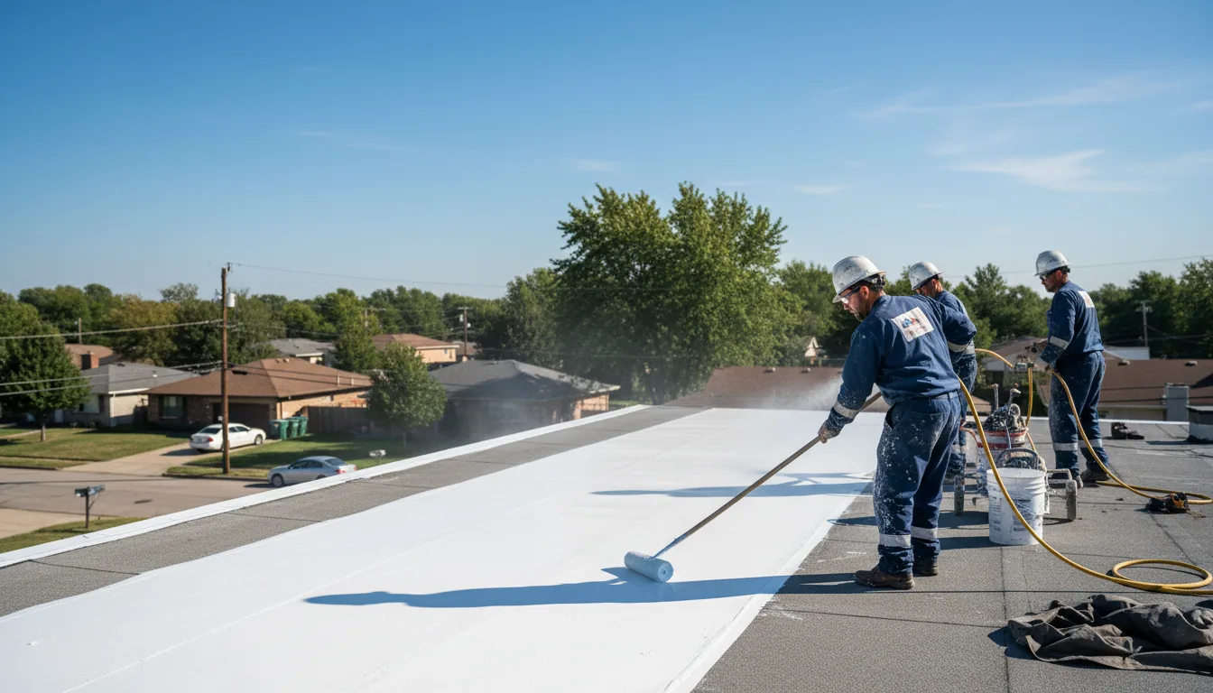 Commercial roof coating in York, NY near me